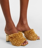 Givenchy Tape raffia-effect mules