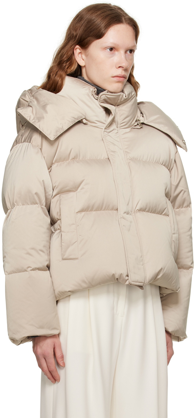 Blossom Beige Goose Pupper Down Jacket