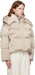 Blossom Beige Goose Pupper Down Jacket
