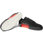 Off-White - Canvas and Suede Sneakers - Black