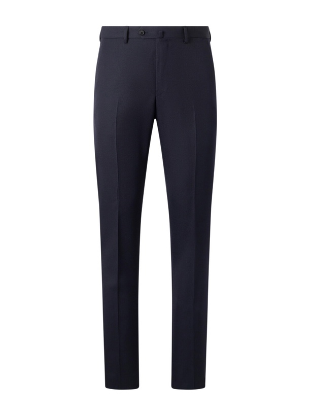 Photo: Caruso - Straight-Leg Twill Suit Trousers - Blue