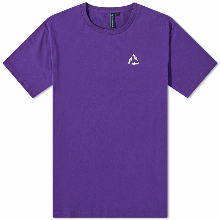 Photo: Klättermusen Men's Runa Scrambling T-Shirt in Purple