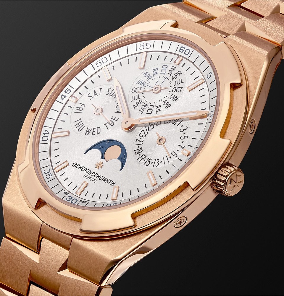 Vacheron Constantin - Overseas Perpetual Calendar Automatic 41.5mm Ultra Slim 18-Karat Rose Gold Watch - Gold