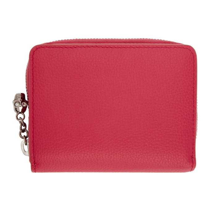 Alexander McQueen Pink Compact Purse Wallet Alexander McQueen