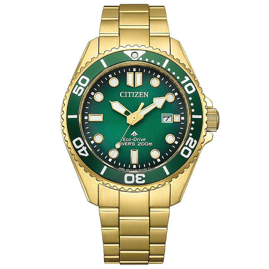 Citizen Promaster Dive Green Dial Mens Watch BN0262-59W