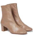 By Far Sofia leather ankle boots