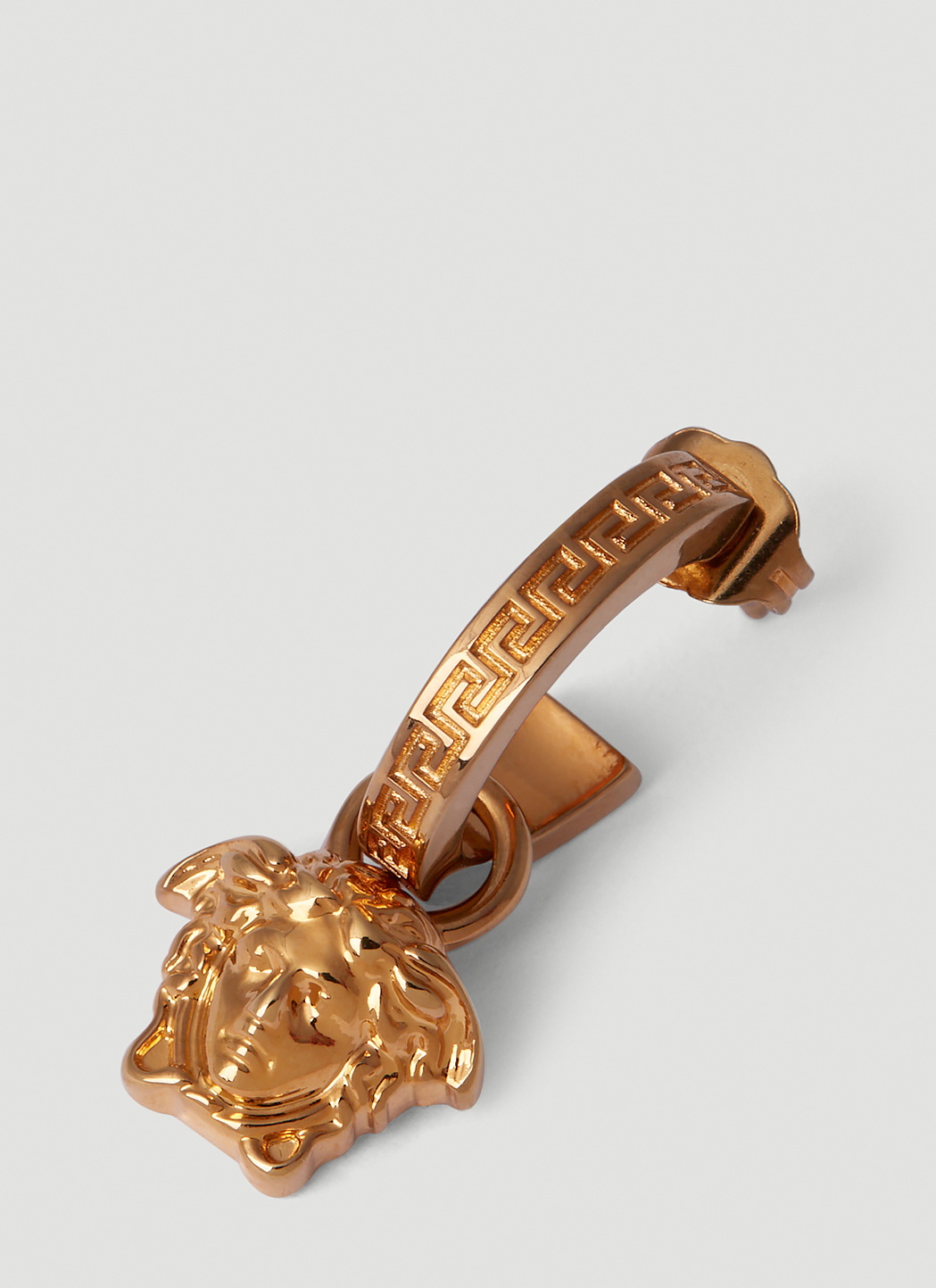 Versace Medusa Head Hoop Earrings