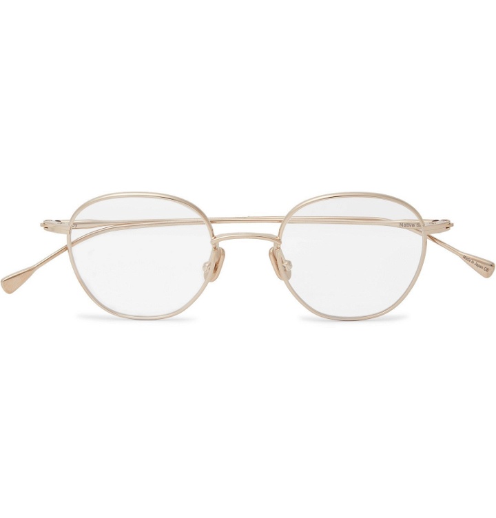 Photo: Native Sons - Roy Round-Frame Gold-Tone Optical Glasses - Gold