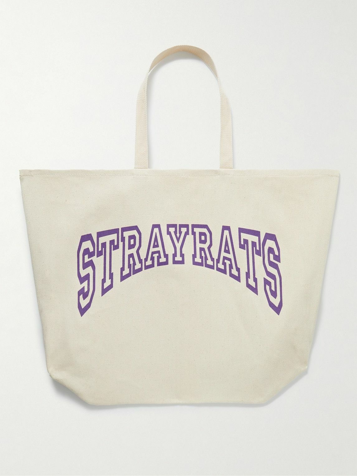 Stray Rats - Logo-Print Cotton-Canvas Tote Bag