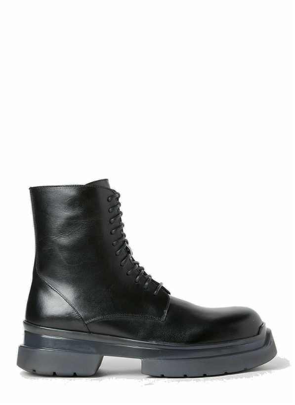 Photo: Ann Demeulemeester - Koos Combat Boots in Black