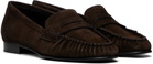 Aeyde Brown Aldous Loafers