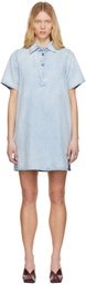 rag & bone Blue Ultra Featherweight Jocelyn Denim Minidress
