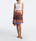 Dolce&Gabbana Caretto cotton-blend crop top