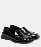 The Attico Micol leather loafers