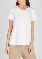 Eileen Fisher Stretch-jersey T-shirt White