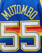 Mitchell & Ness Nba Swingman Jersey Denver Nuggets Road 1991 92 Dikembe Mutombo #55 Blue - Mens - Jerseys