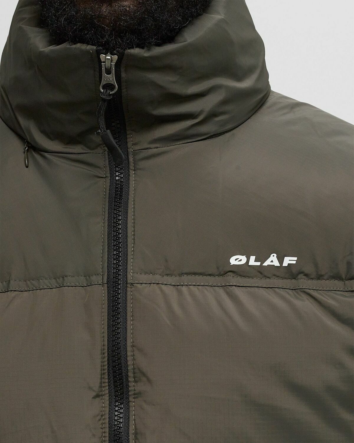 ØLÅF PUFFER JACKET Grey Mens Down & Puffer Jacket