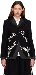 Comme des Garçons Homme Plus Black Layered Blazer
