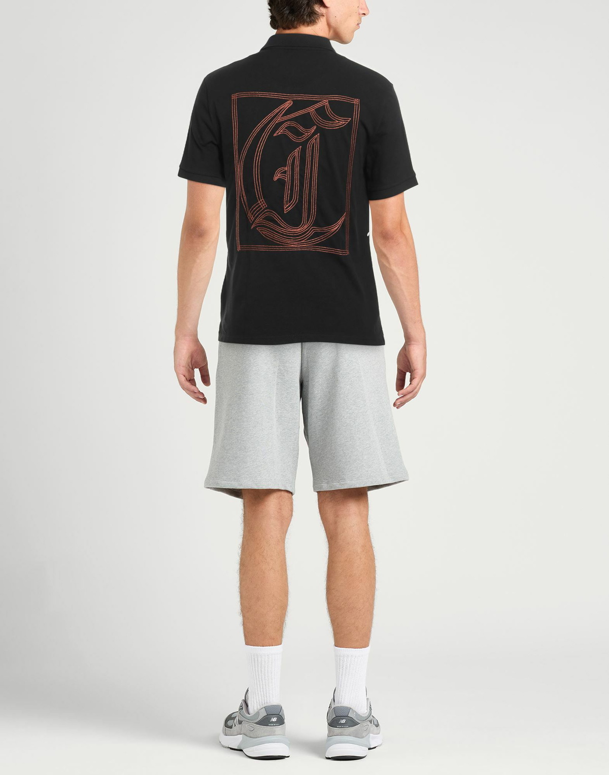 Just Cavalli Mens Polo shirt in Black