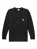 Randy's Garments - Logo-Appliquéd Cotton-Jersey T-Shirt - Black