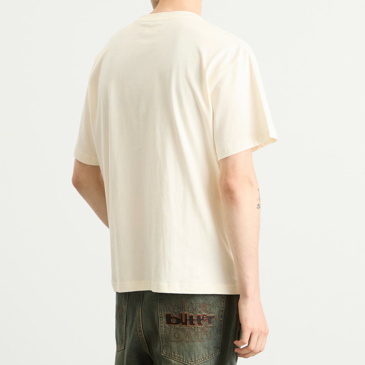 Honor the Gift Men's Block Party T-Shirt in Bone