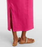 Cala de la Cruz Orly cutout linen midi dress