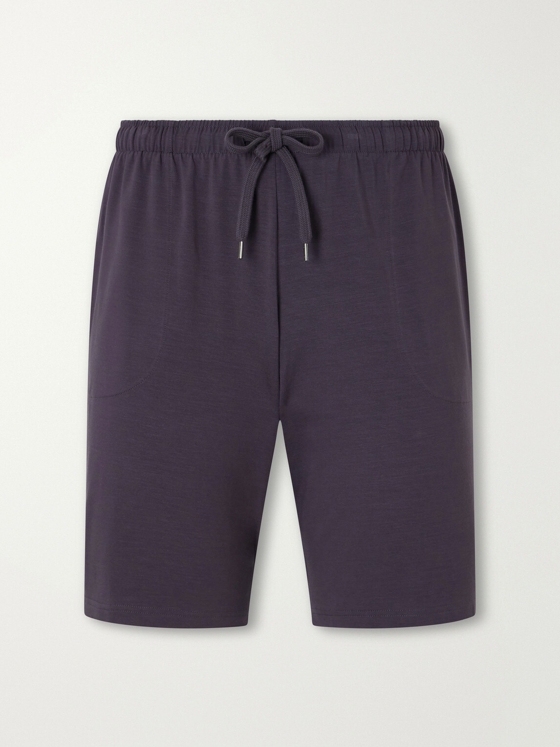 Derek Rose - Basel Straight-Leg Stretch-Modal Jersey Drawstring Pyjama Shorts - Blue
