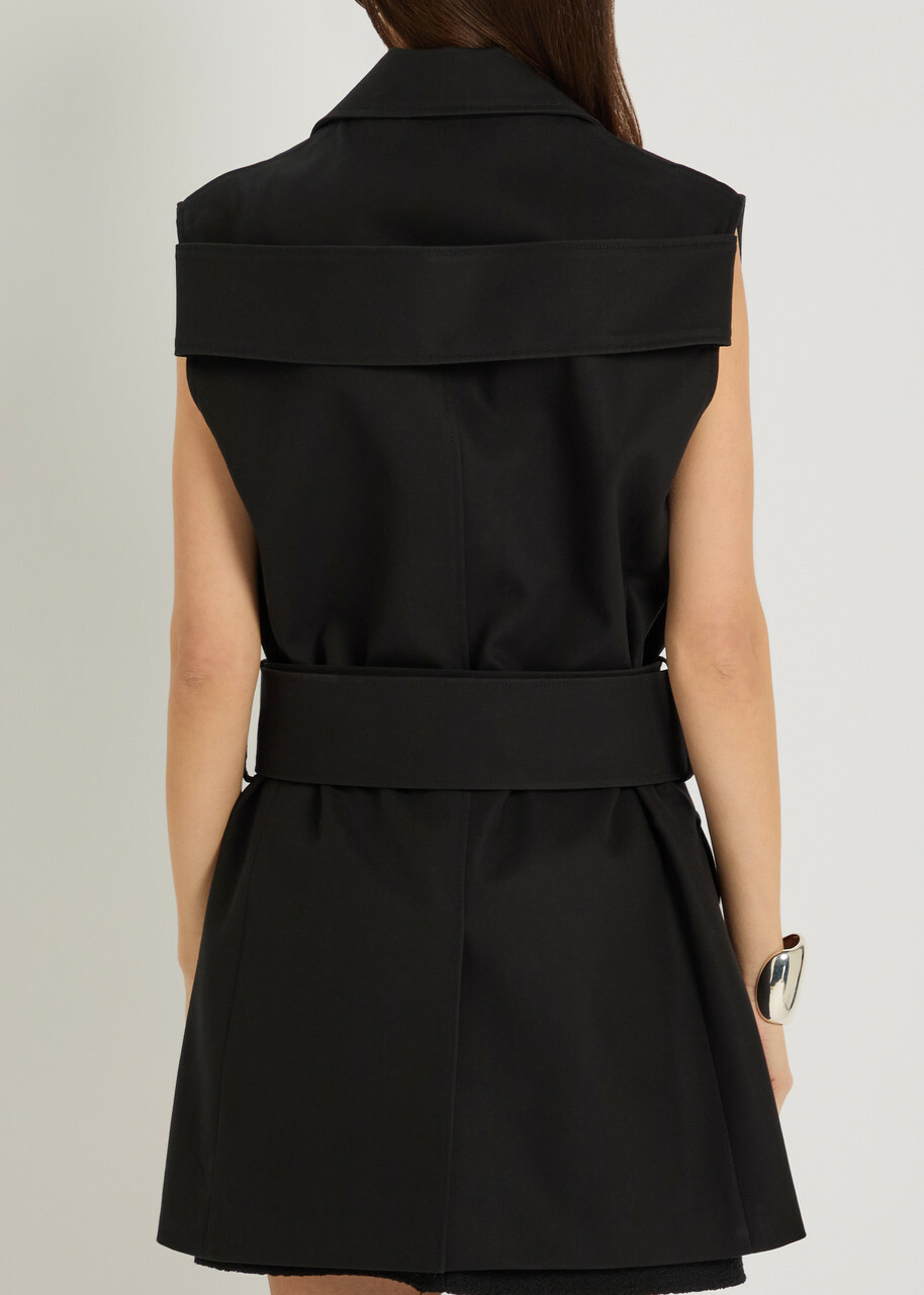 Courrèges Utility Belt Cotton top Black