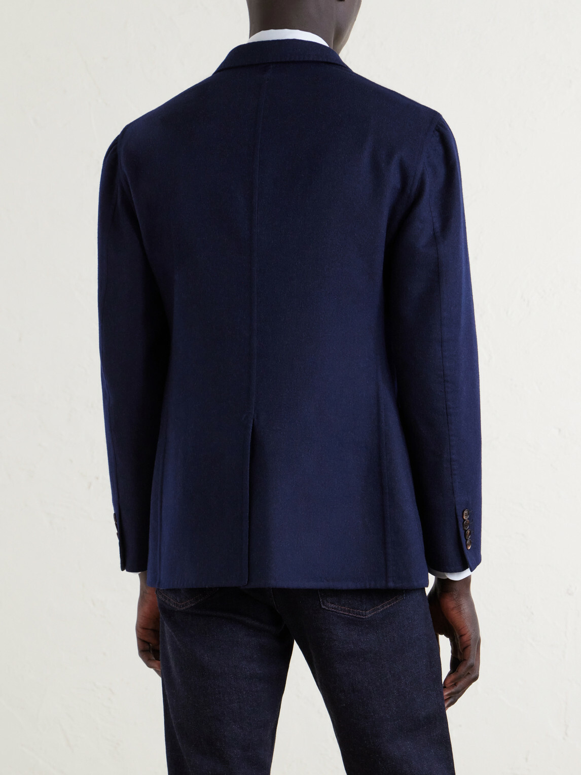 Dunhill - Mohair and Silk-Blend Blazer - Blue
