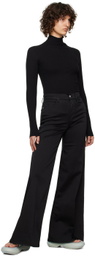 FRAME Black 'Le Palazzo' Jeans