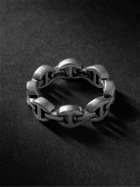 HOORSENBUHS - Dame Tri-Link Gold Ring - Silver