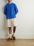 Folk - Assembly Linen and Cotton-Blend Shorts - Neutrals