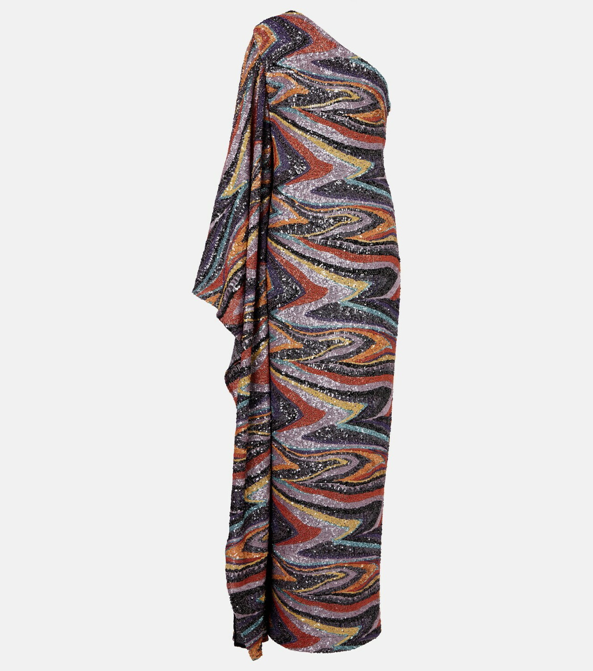 Taller Marmo Jasmine sequined draped gown