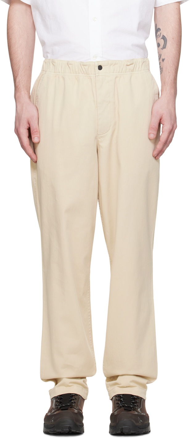 Photo: NORSE PROJECTS Beige Ezra Trousers