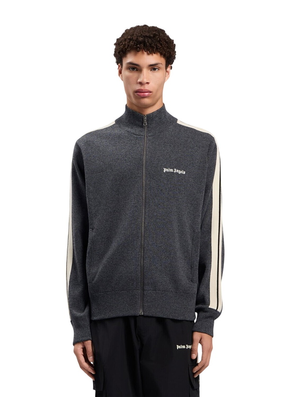 Photo: Palm Angels Classic Logo Knit Track Jacket