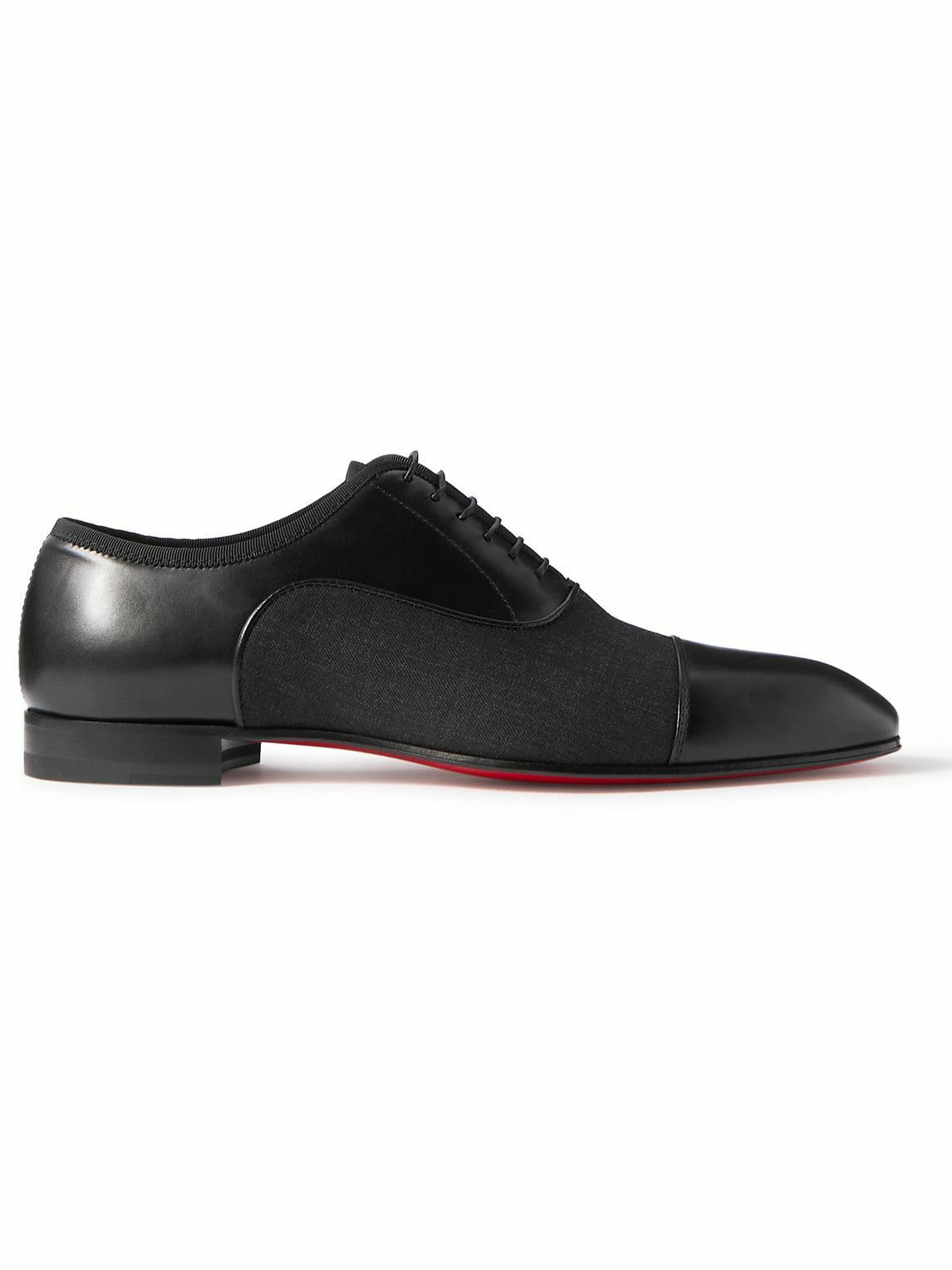 Greggo Suede Oxford Shoes in Black - Christian Louboutin