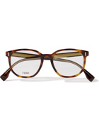 FENDI - Round-Frame Tortoiseshell Acetate Optical Glasses - Brown
