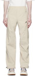 ADER error Beige Plue Trousers