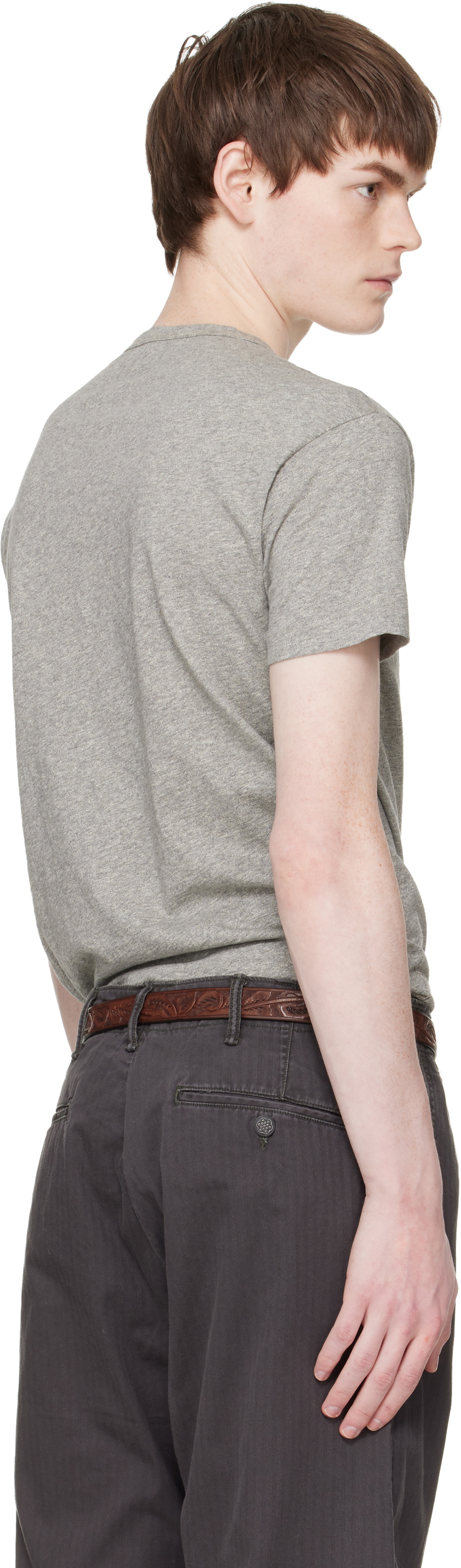 RRL Gray Logo T-shirt