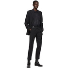 Situationist SSENSE Exclusive Black Wool Double Arch Trousers