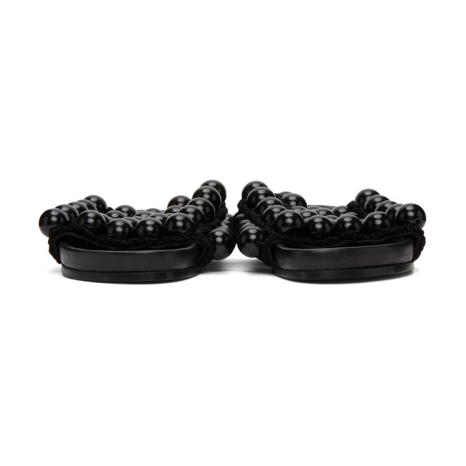 Jil Sander Black Ball Slides Jil Sander