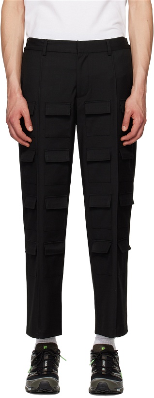 Photo: TOMBOGO™ Black Flap Pocket Trousers
