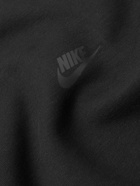 Nike - Logo-Print Cotton-Blend Jersey Sweatshirt - Black