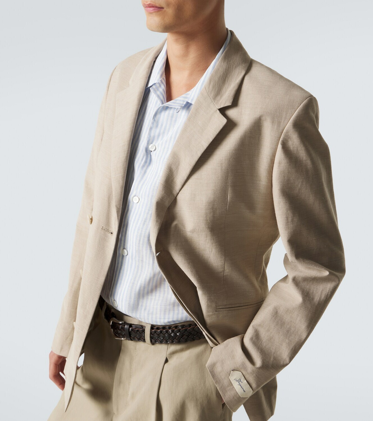 Jacquemus Melo linen-blend twill blazer