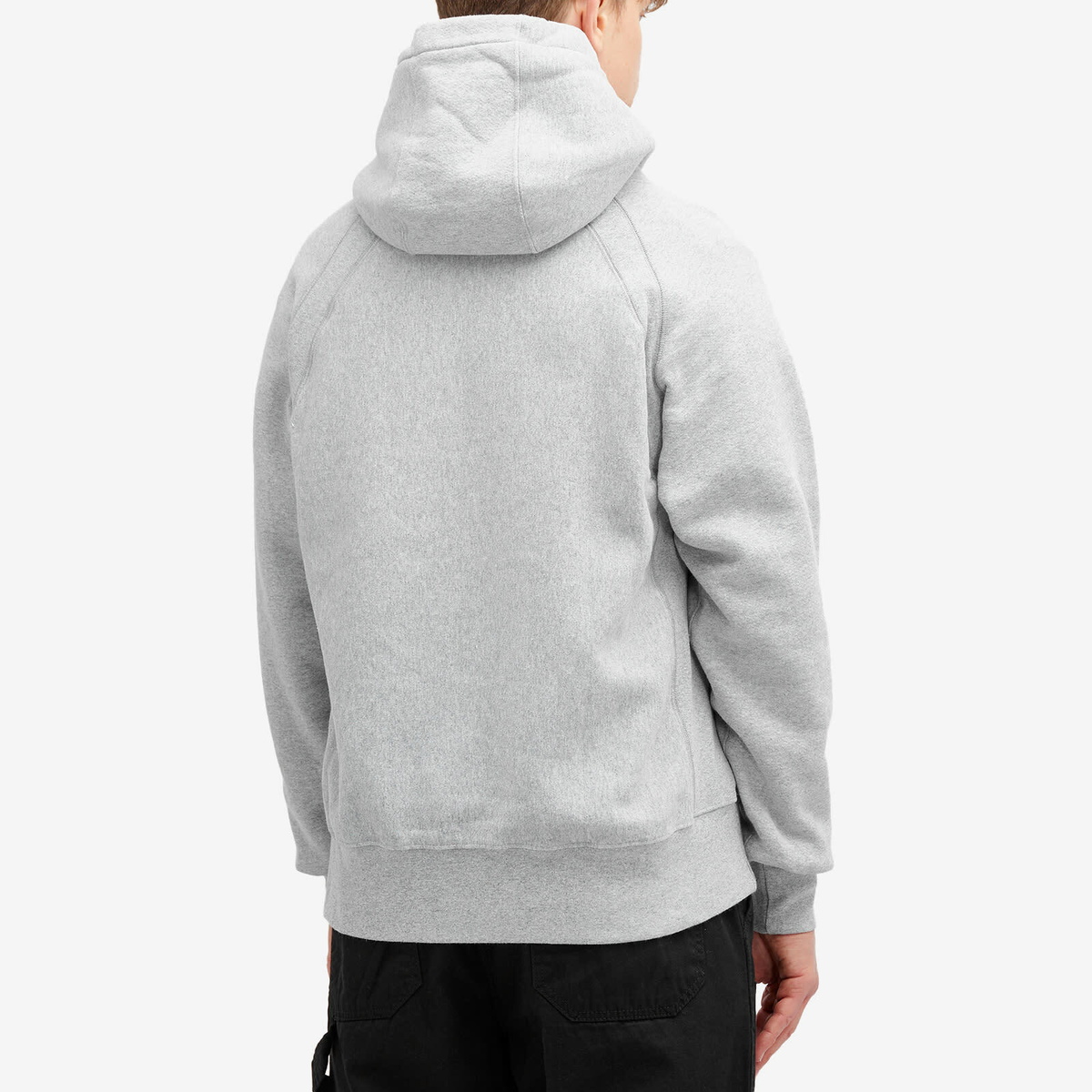 Engineered Garments Men's Raglan Hoodie in Grey