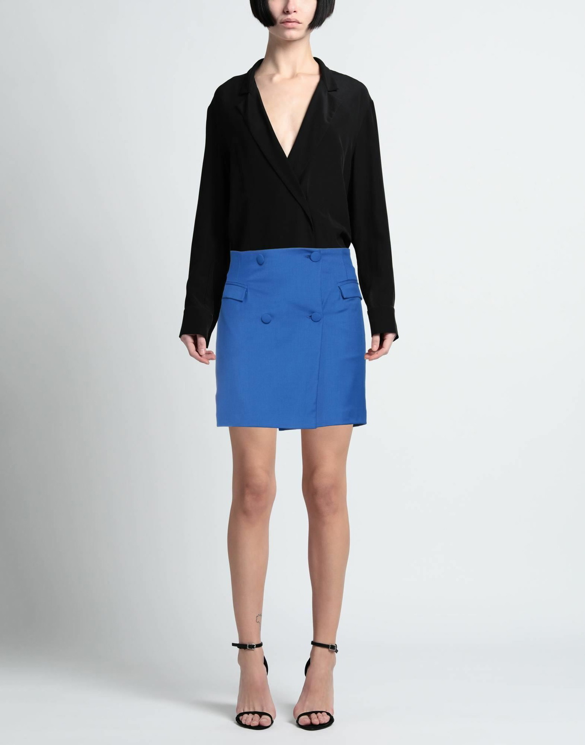 Jijil Womens Mini skirt Bright in Blue