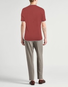 Brunello Cucinelli Mens T-shirt Brick