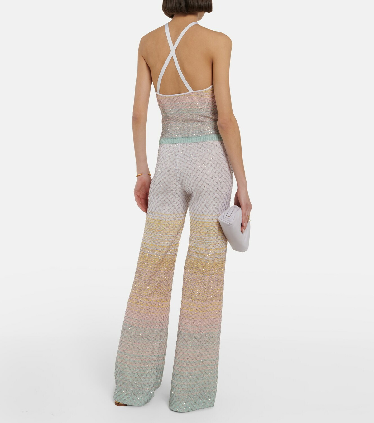 【Missoni】90s ベスト size:XL MISSONI/ミッソーニ 前開きニットベスト 90年前後 Made in ITALY