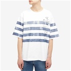 Dolce & Gabbana Men's Marina Stripe T-Shirt in White