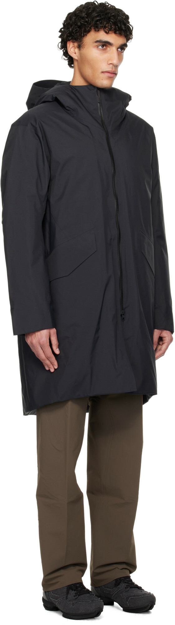 Veilance Black Monitor Down Coat